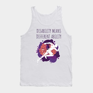 Disability Means Different Ability Tank Top